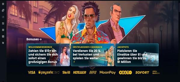 Snatch Casino Home Desktop